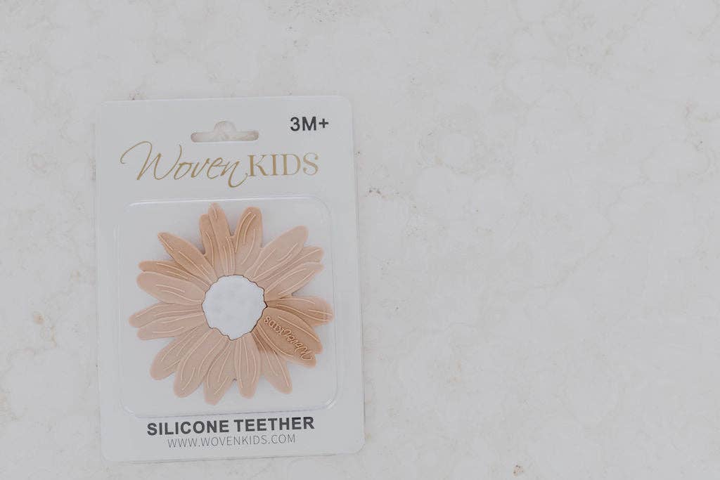 WOVEN KIDS - Silicone Teether | Clay Daisy