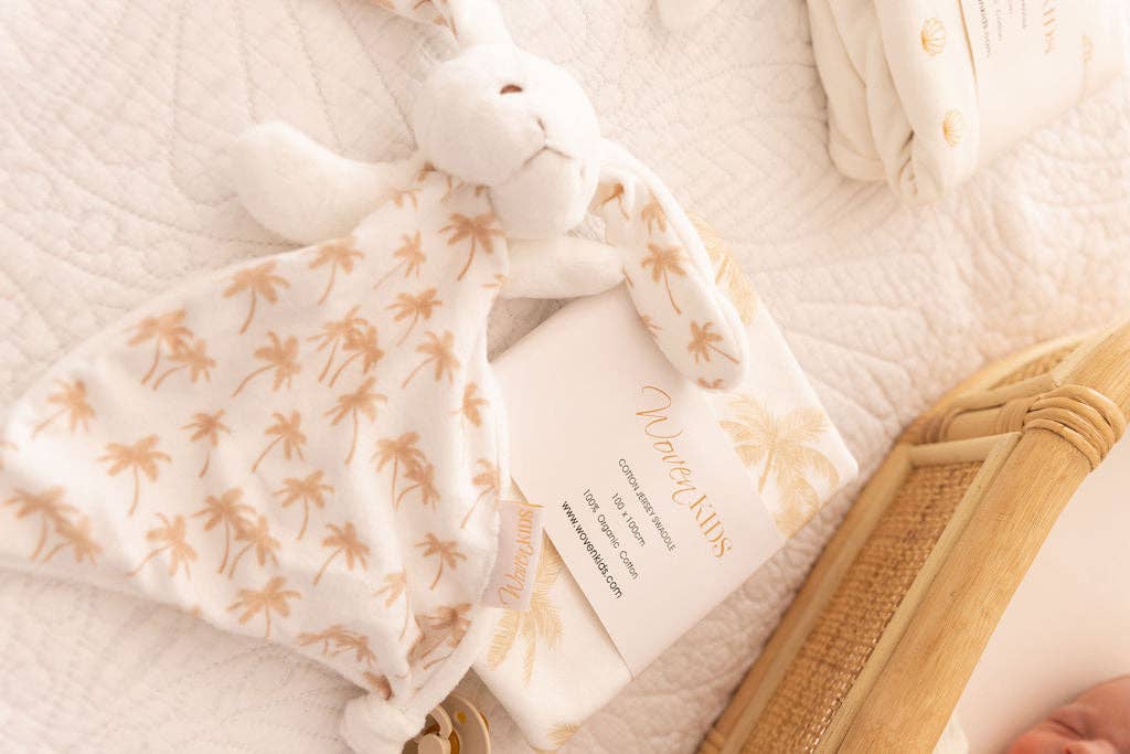 WOVEN KIDS - Cuddle Bunny Comforter | Palm Tree