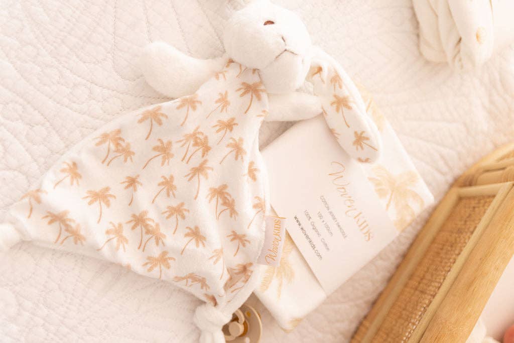 WOVEN KIDS - Cuddle Bunny Comforter | Palm Tree