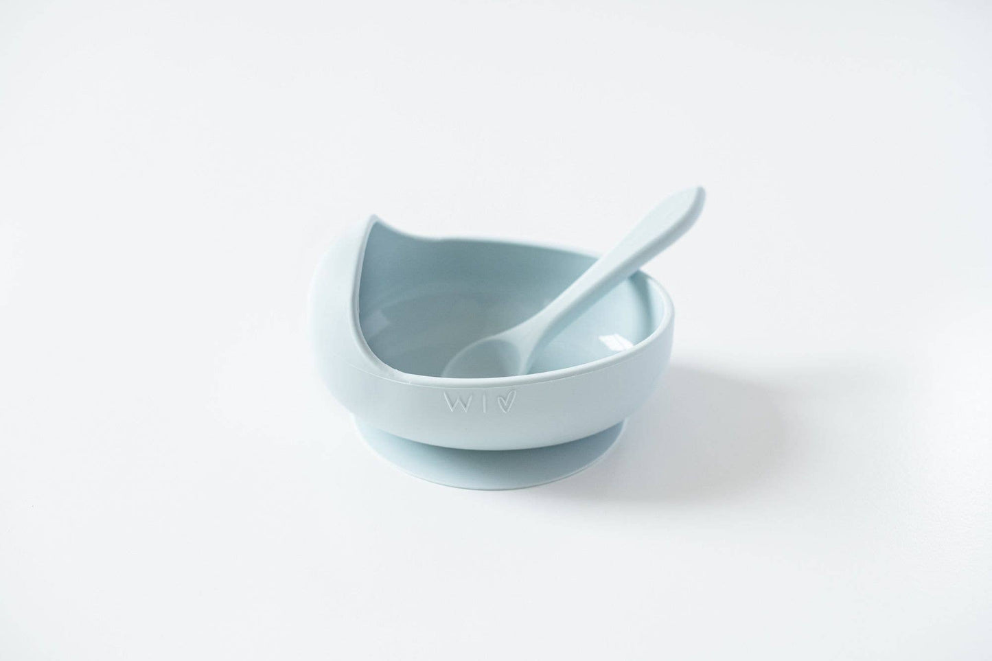 Wild Silicone Baby Bowl Set: Duck egg blue