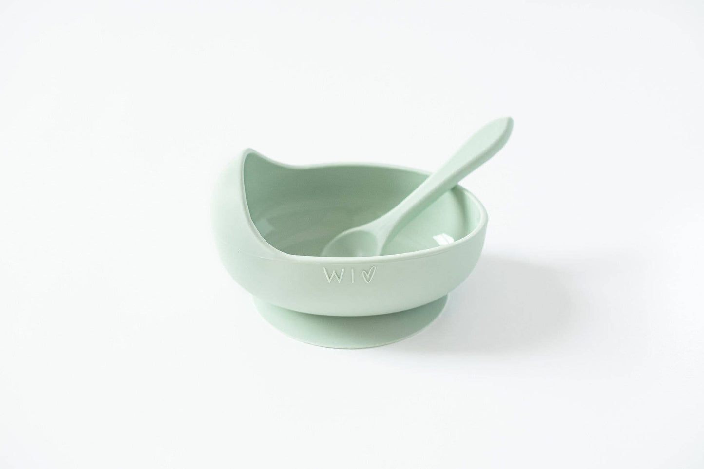 Wild Silicone Baby Bowl Set: Duck egg blue